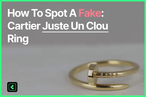 cartier juste un clou real vs fake|cartier justin un clou.